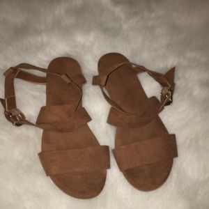 Tan sandals